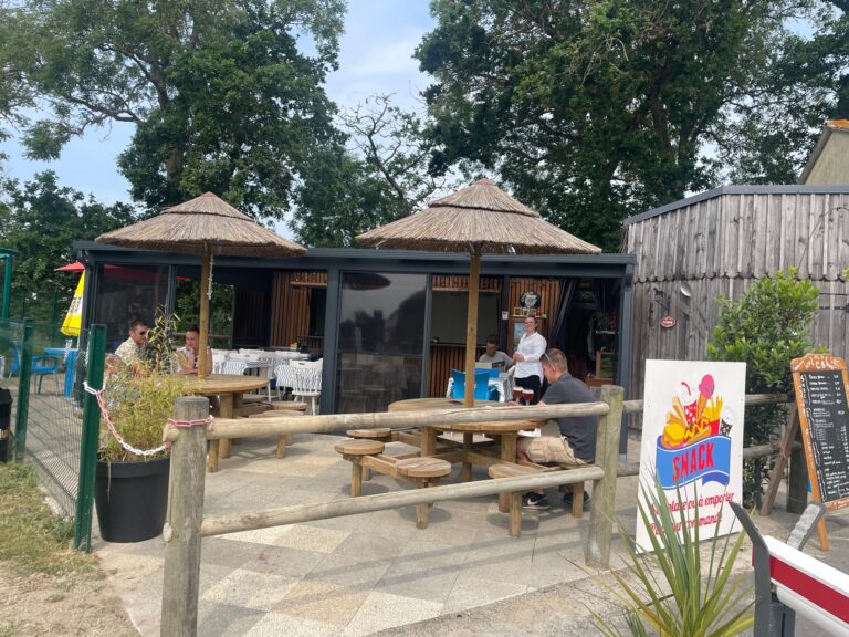 les cognets campsite snack bar near mont saint michel